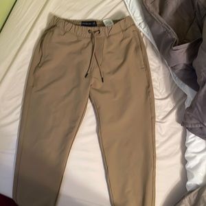 Mens  traveler pants. Soft, jogger type pants with elastic waist